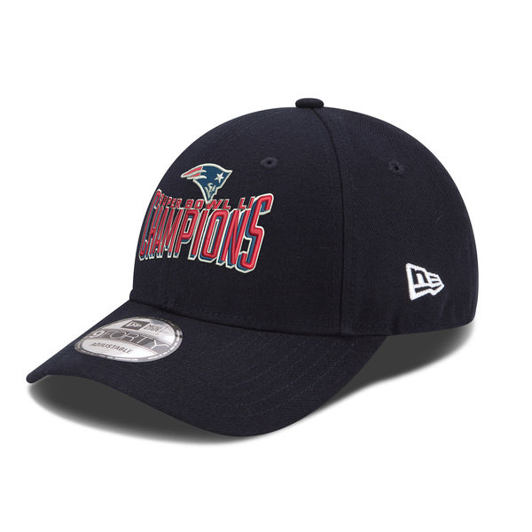 New England Patriots New Era Super Bowl LI Champions 9FORTY Adjustable Hat - Navy